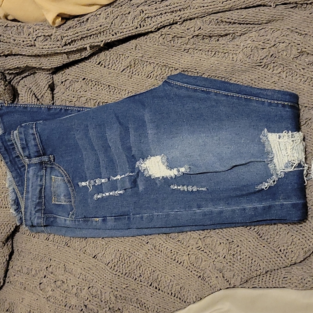 Ripped bell bottoms